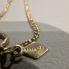 Vintage 60’s - 70’s Sarah Coventry Gold Necklace with Black Oval Pendant Charm — photo 2
