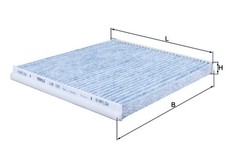 KNECHT Innenraumfilter LAK 109 Aktivkohlefilter für TOYOTA AURIS PLUS RAV VERSO