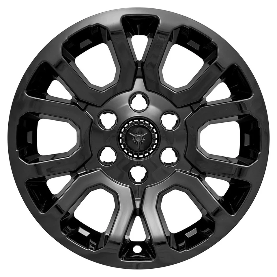 Глянцевые черные колесные диски 18 футов 6 с двумя спицами для GMC Yukon SLE/SLT 2015-2020 годов выпуска - Изображение 2 из 4