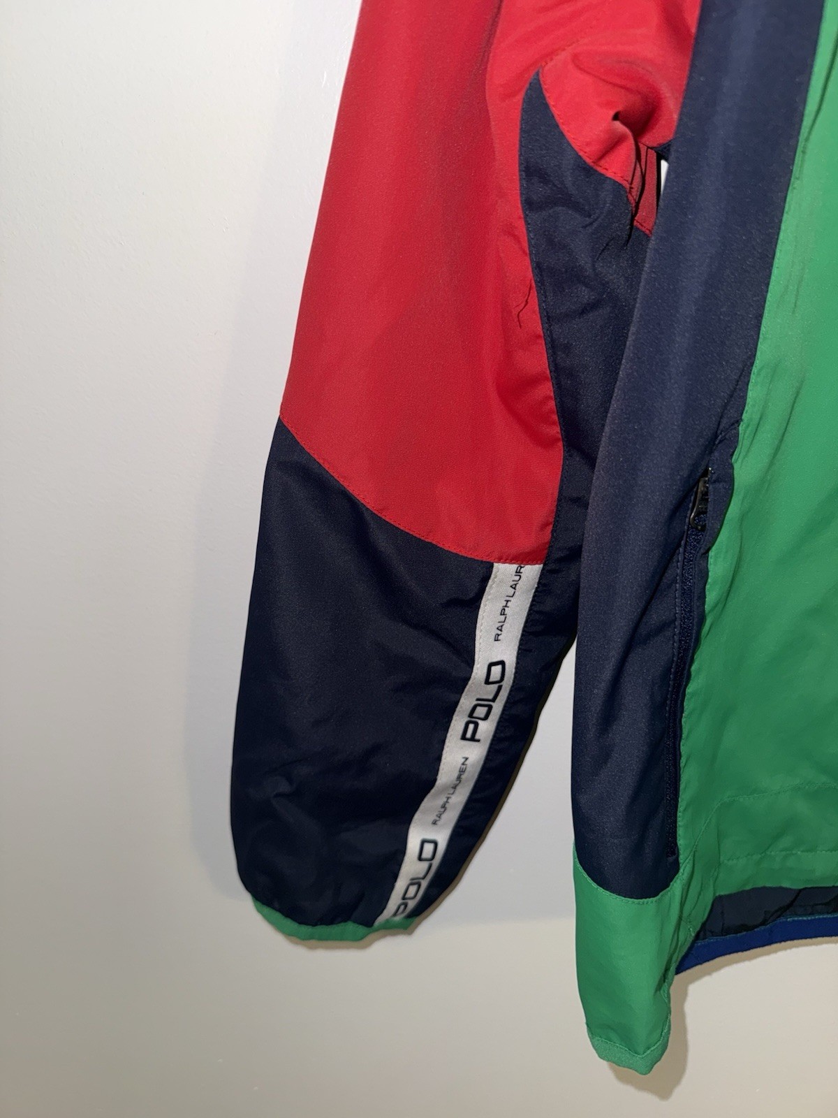 Boys 14-16 Polo Ralph Lauren Lightweight Windbreaker Zip Up Hooded Jacket thumbnail 5