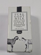 Beekman 1802 Pure Goat Milk Stick of Butter, Fragrance Free, .80 oz New in Box