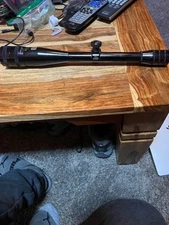 REDFIELD 20x Rifle Scope Target Dot Crosshair Gloss Black