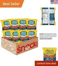 Gourmet Tiny Twists Pretzels - 64 Count 2 oz. Snack Bags for On-the-Go Indulg...