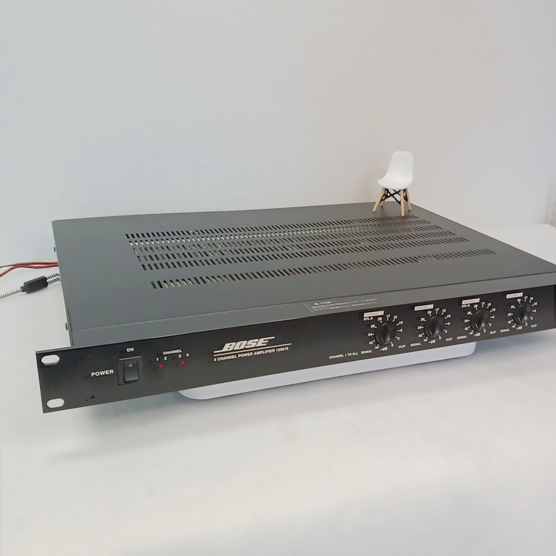 Bose 1200 VI 4-Channel Professional Power Amplifier 100V