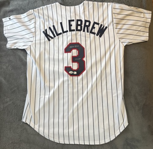 Harmon Killebrew 573 HRs Signed Minnesota Twins Jersey JSA COA HOF