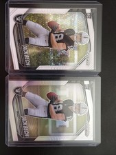 2025 Panini Prizm - Rookies Jack Bech #346 Silver Prizm (RC) - And White Disco