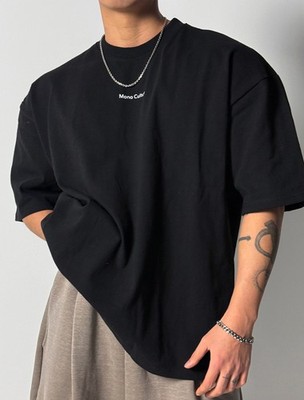Big and Tall Unisex Oversized T-shirt Comfortable Loose Fit Basic Blank Tee