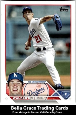 2023 Topps Walker Buehler #391 Los Angeles Dodgers MLB Baseball