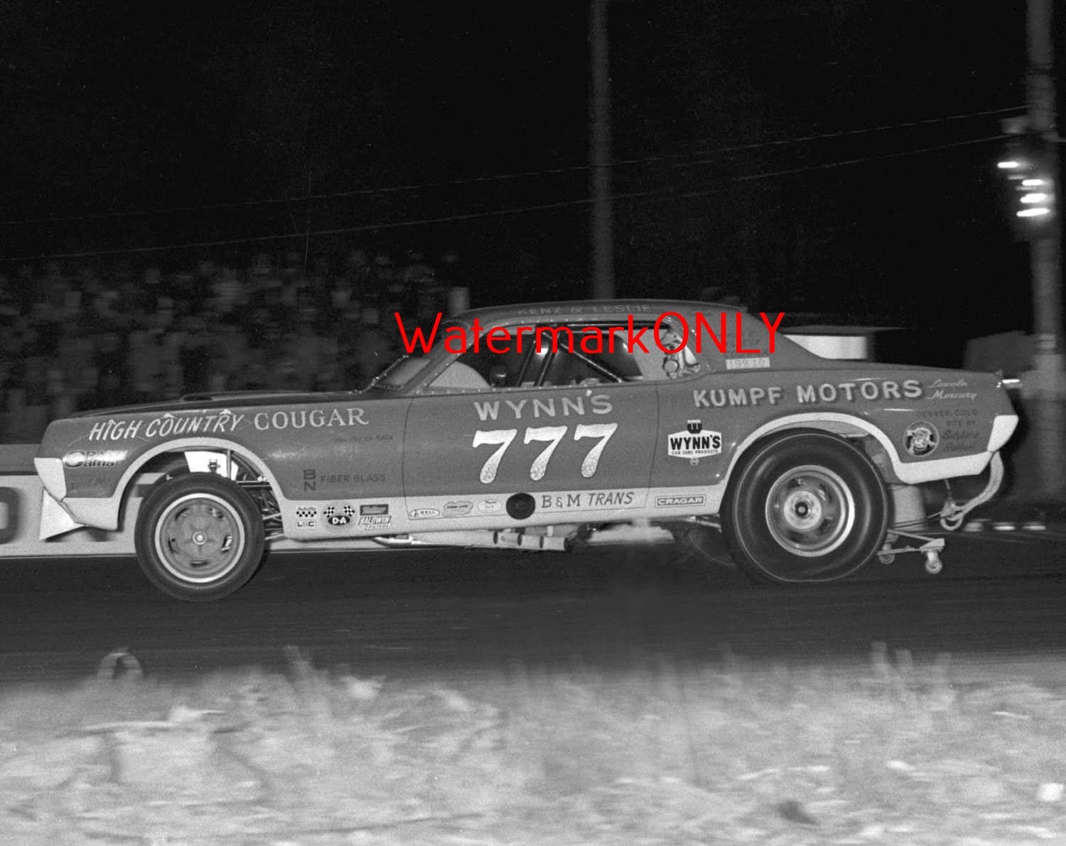 "Kenz & Leslie" "Wynns 777" "High Country Cougar" NITRO Funny Car PHOTO! #(2)