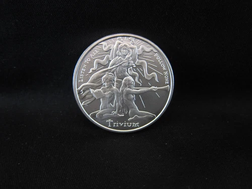 2020 Silver Shield Trivium Girls 1 oz Silver USA Made BU Capsuled Bullion Round