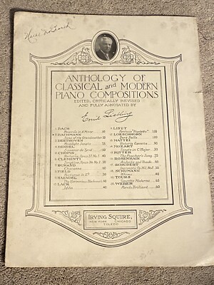 1911 CHANSON DE LA GRANDE MAMAN (Grandmother) Sheet Music PIANO SOLO by Bachmann