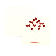 Tree Of Love Handmade Quilling Greeting Card