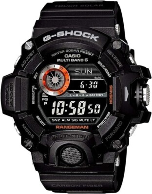 時計 G-SHOCK GW9400BJ CASIO G-SHOCK GW-9400BJ-1JF Master of G RANGEMAN Solar Atomic Men