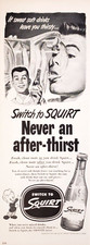 PRINT AD Switch to Squirt Soft Drink 1952 5x13 Smooth Mixer No After Thirst
