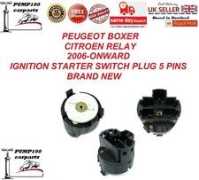 FOR PEUGEOT BOXER CITROEN RELAY 06-18 STEERING IGNITION STARTER  SWITCH 5 PINS 