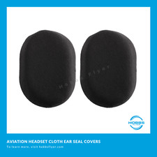 Cloth Ear Seal Covers - David Clark, Bose X, A10, A20, A30, Lightspeed Headset