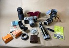 Vintage 1950's Era Praktica Camera with Extensive Lot of Accessories