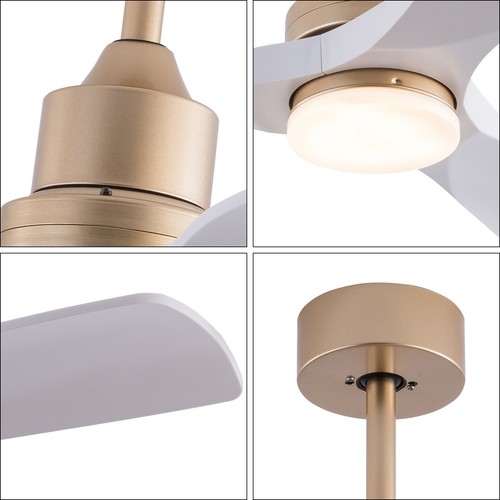Indoor Ceiling Fan Light Bedroom Living Room Pendant Lamp & Remote Control - Picture 18 of 23