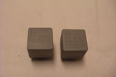 Bosch Relay 0 332 204 159 12V 20/30 A Multi purpose Used ((((SET OF 2))))