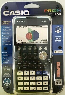 CASIO - FX-CG50-L-IH - PRIZM Color Graphing Calculator 889232600765 | eBay