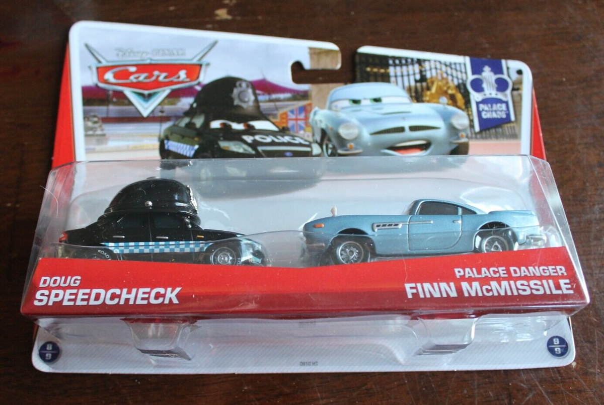 Disney - カーズ マテル　Doug Speedcheck FINN MCMISSILE Disney Pixar Cars Doug Speedcheck & Palace Danger Finn