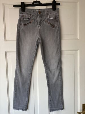 Mint Velvet Biker Jeans Mintie By Mint Velvet Grey Skinny Biker