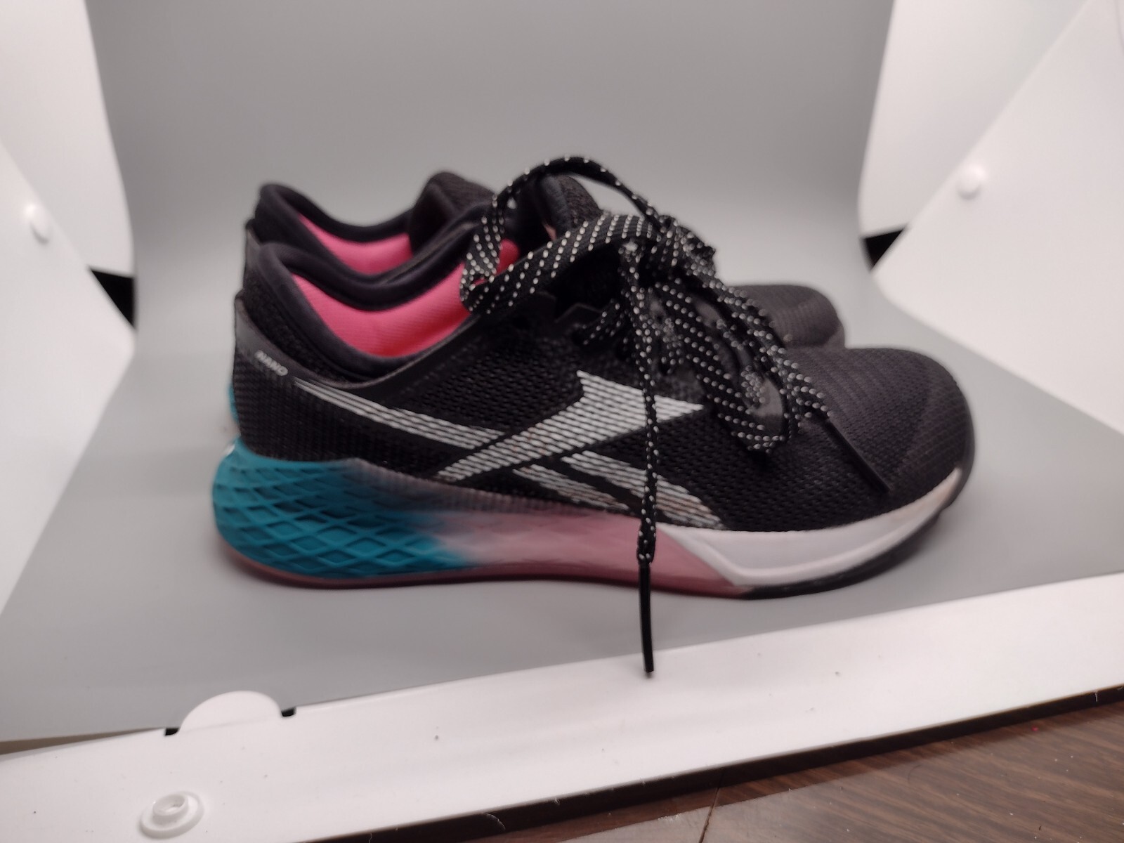 Reebok Womens Nano 9 FU7574 Black Running Shoes Sneakers Size 5 Crossfit |  eBay