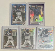 MAXIMO ACOSTA 2021 BOWMAN 1st CHROME PURPLE /250 /150 Sapphire