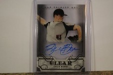ZACK BURDI 2016 LEAF TRINITY CLEAR AUTOGRAPH WHITE SOX ON CARD ROOKIE AUTO
