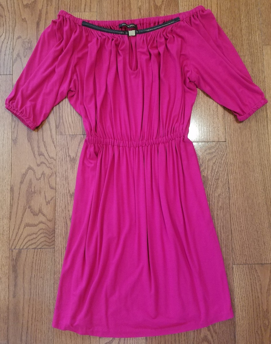 cynthia steffe pink dress Cece Cynthia Steffe Pink Lily Tiered Drop Waist cap sleeve relaxed fit Dress 2