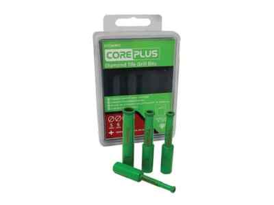 CorePlus CORDTDM4PC DTDM4PC Diamant-Fliesenbohrer-Set, 4-teilig CORDTDM4PC