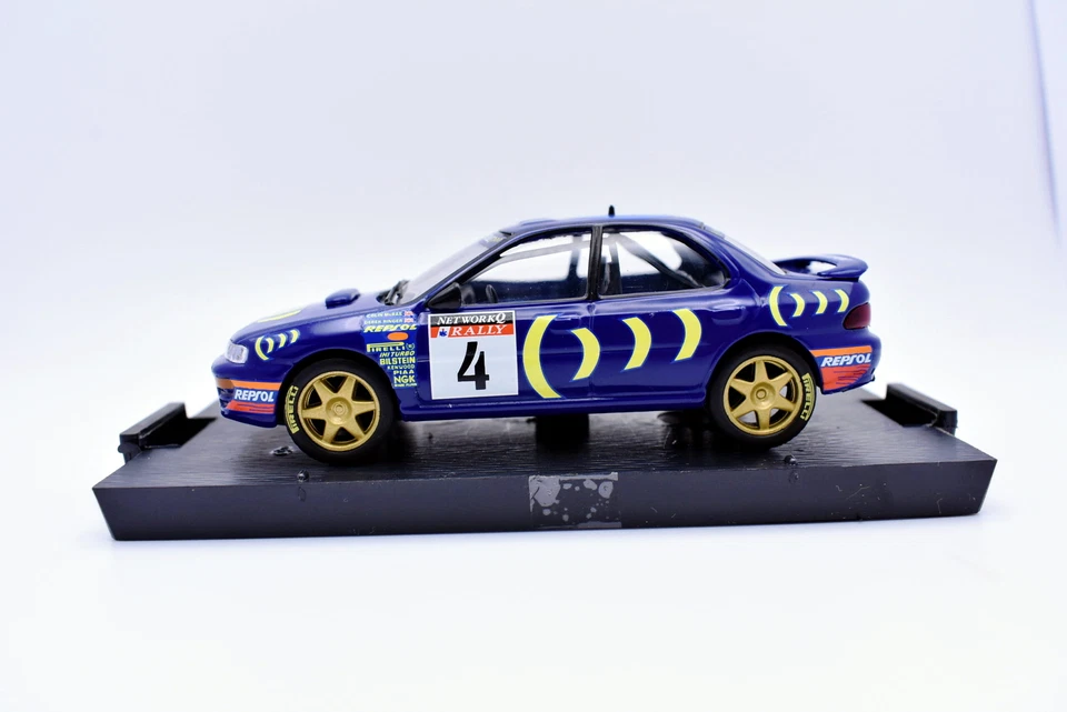Modellino auto rally scala 1:43 Subaru Impreza 555 diecast modellismo statico bv - Immagine 3 di 4