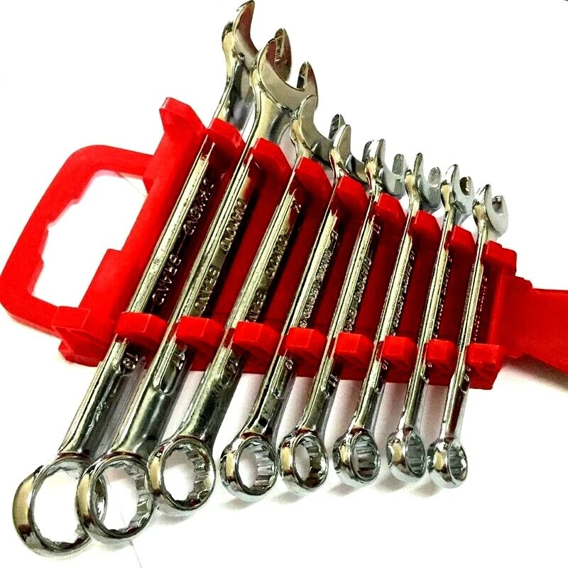 CHIAVI INGLESI COMBINATE - SET 8 CHIAVI CHROME VANADIUM - KATK08 - Immagine 4 di 4