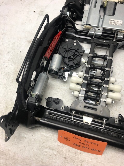 06 07 08 Bentley Continental Flying Spur RIGHT SEAT BACK MOTORS LUMBAR ETC