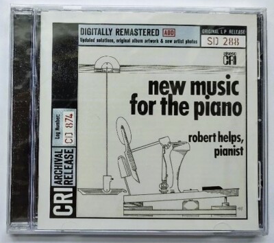 NEW MUSIC FOR THE PIANO: Adler; Babbitt; Dahl; Hovhaness etc. (CD) ROBERT HELPS 