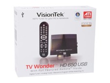 VisionTek TV Wonder HD 650 USB HDTV Tuner with Remote