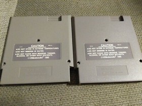 Skate or Die & Silent Service. Nintendo NES Cleaned & Tested Authentic. 