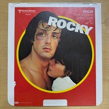 Vtg CED Video Disc Rocky Sylvester Stallone RCA Selectavision Movie