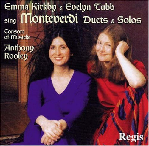 Emma Kirkby & Evelyn Tubb Sing Monteverdi Duets & Solos CD VG Anthony Rooley