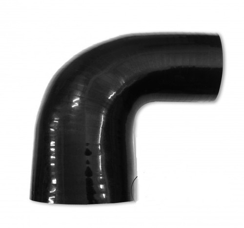X AUTOHAUX Raccordo Tubo Silicone 90° Nero, Diametri 16-19mm, Per Auto