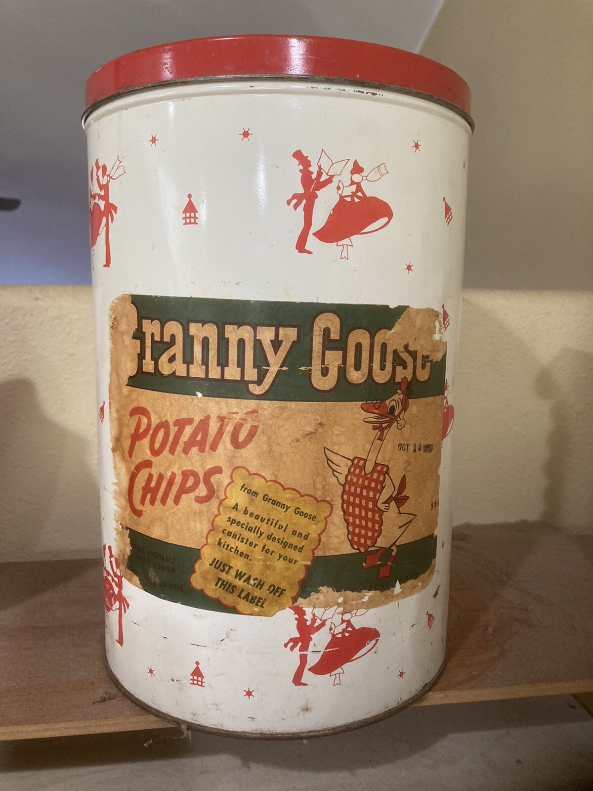 Vintage Granny Goose Potato Chip Tin eBay