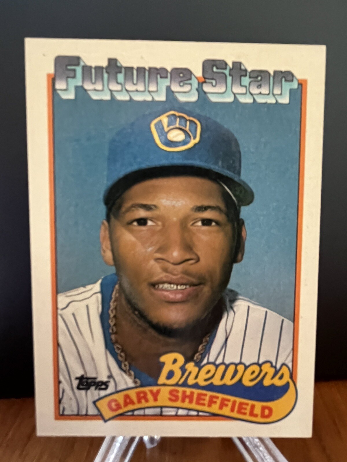 1989 Topps #343 Rookie Card Gary Sheffield Future Star