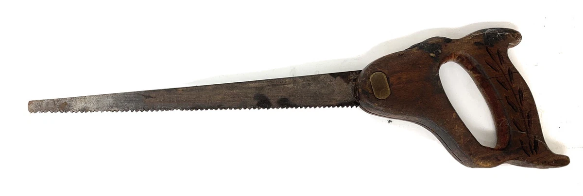 Wooden handle hand sale saw