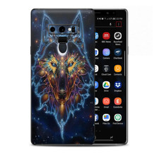 Skins Decal Wrap for Samsung Note 9 - Wolf Dreamcatcher Color