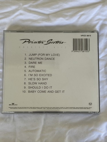 POINTER SISTERS GREATEST HITS CD - NEW & SEALED - Picture 2 of 2