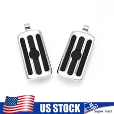 Chrome Pegs 10mm Mounts Foot Pegs For Harley Street / Road Glide Road King Model