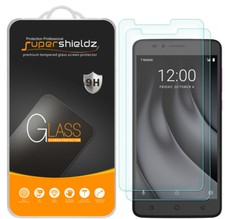 2X Supershieldz for T-Mobile "REVVL Plus" Tempered Glass Screen Protector Saver