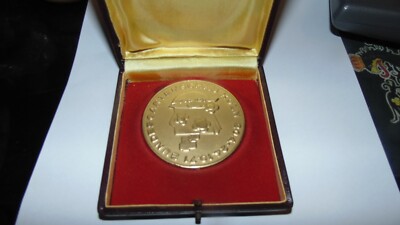 medallie in schatule bundesgartenschau köln 20.04-24.10.1971zentralverband in go