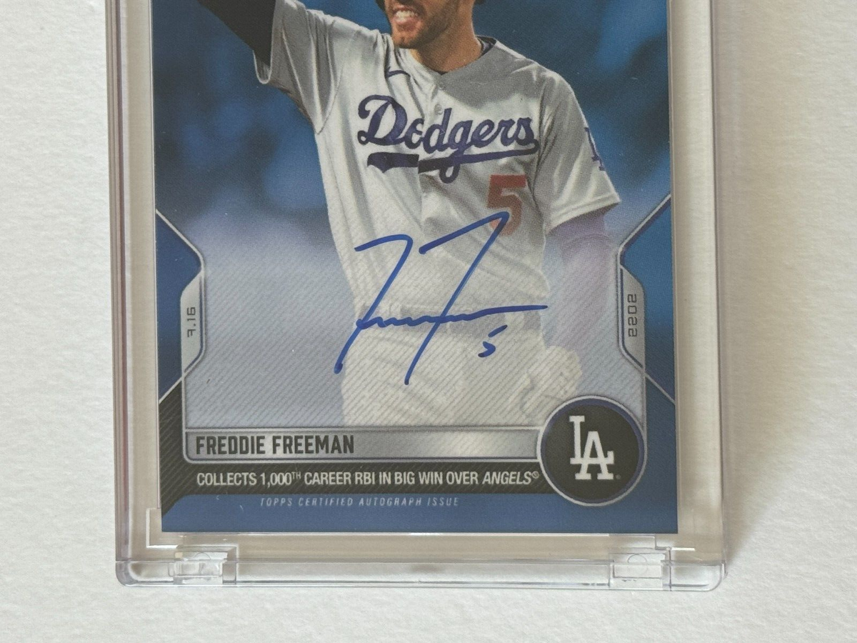 【美品】Freddie Freeman フリーマン★直筆サインカード★Topps topps フレディフリーマン サイン auto｜Yahoo!フリマ（旧PayPay
