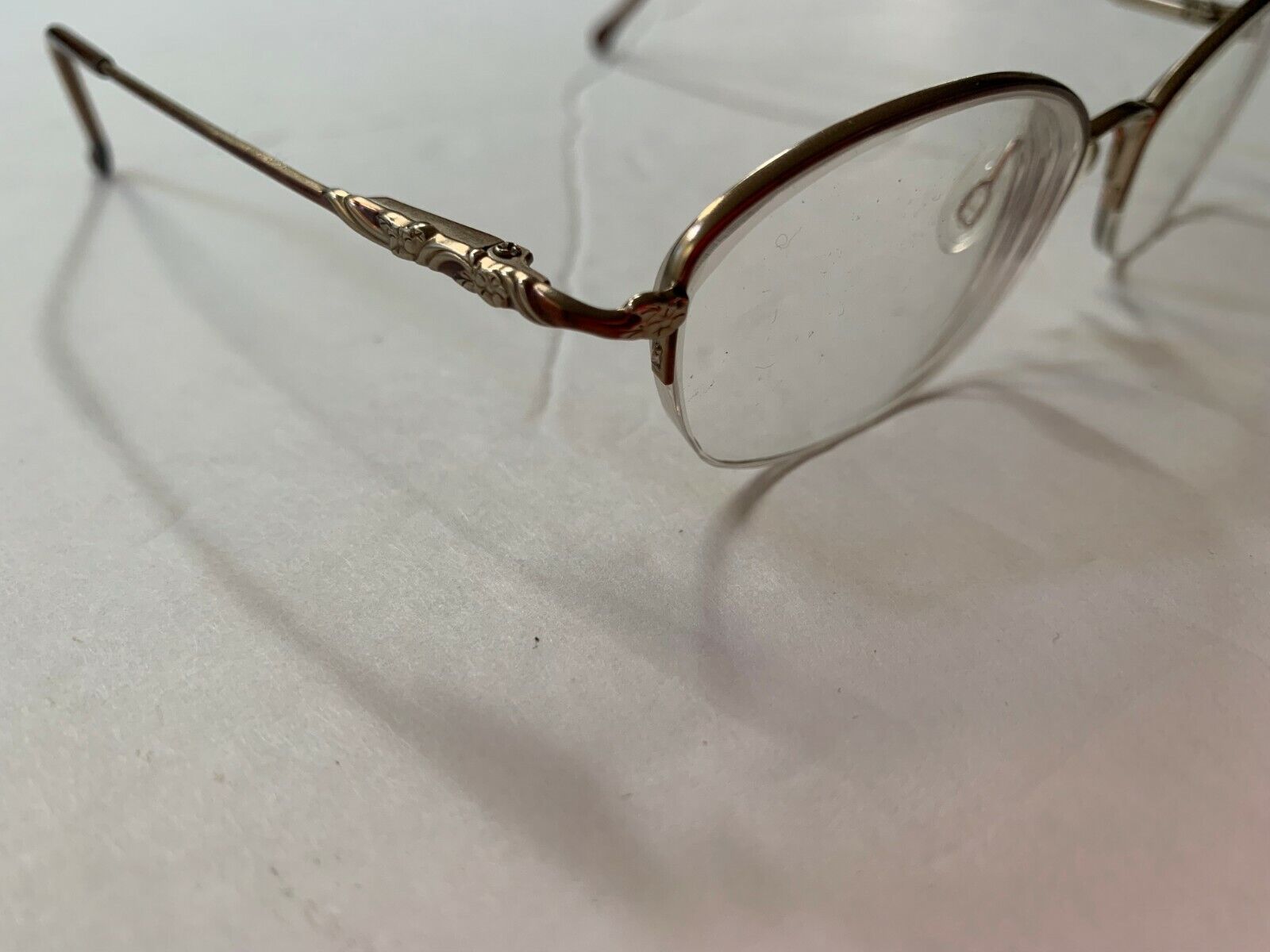 Marchon Tres Jolie 43 Eyeglasses Frames Cashmere Brown Made In Japan 50 17 135